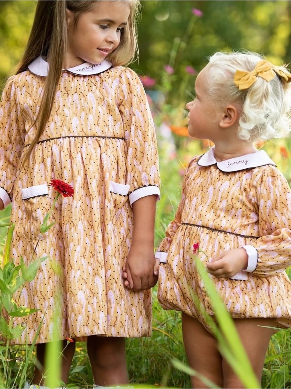 Smockingbird Girls' Long Sleeve Dress Size 4 Like New